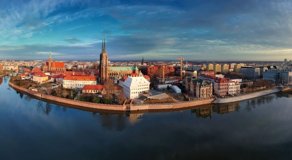 wroclaw widok stare miasto