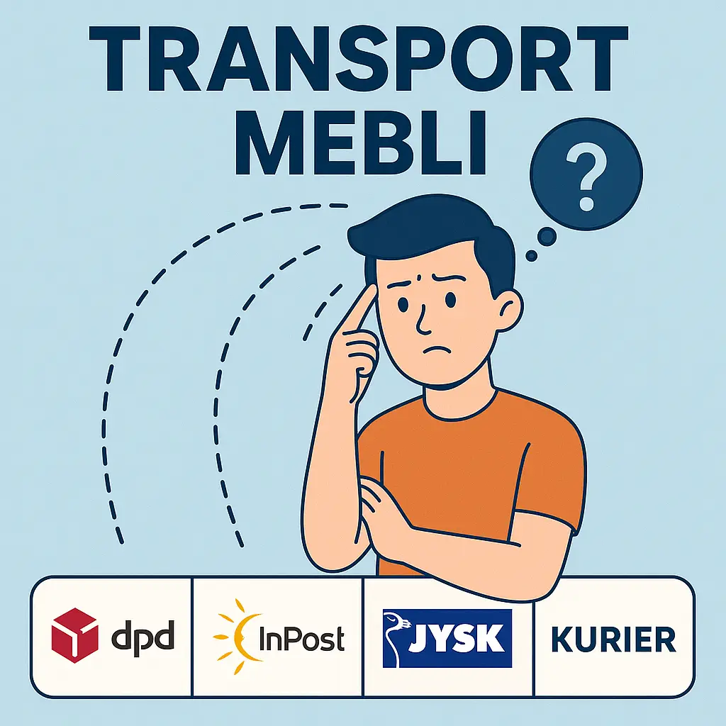 Transport mebli - wybór firmy - Ile zaplacisz 2 transport mebli - dpd, inpost, kurier, jysk